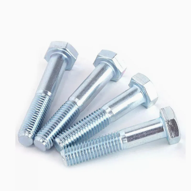 DIN931 Halfdraad staal seskantboute