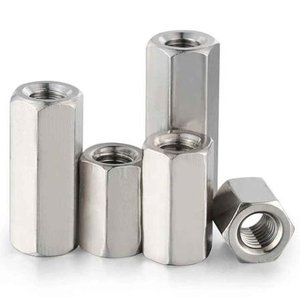 &Eacute;crou de couplage hexagonal DIN6334 | Grade 4.8/8.8/10.9 et &eacute;crou d'extension en acier inoxydable