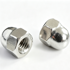 DIN1587 ሄክሳጎን Domed Cap Nut (አኮርን ነት) | 4.8/8ኛ ክፍል የካርቦን ብረት እና አይዝጌ ብረት ጌጣጌጥ አቧራ-ተከላካይ ነት